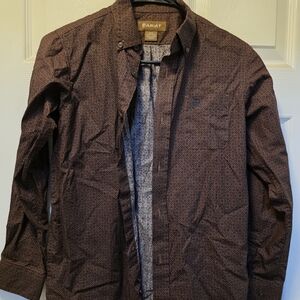 Ariat Kids' Dark Brown Button Down Shirt